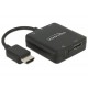 DeLOCK 62784 convertidor de audio Negro